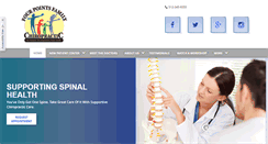 Desktop Screenshot of fourpointschiropractic.com